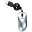 Targus Ultra Mini Retractable Optical Mouse - Silver
